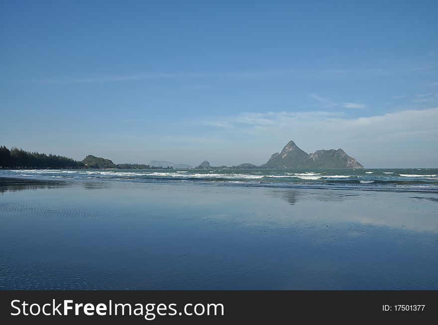 Lemon Beach at Prachup Khirikhan province thailand. Lemon Beach at Prachup Khirikhan province thailand