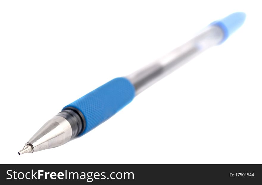 Pen on a white background