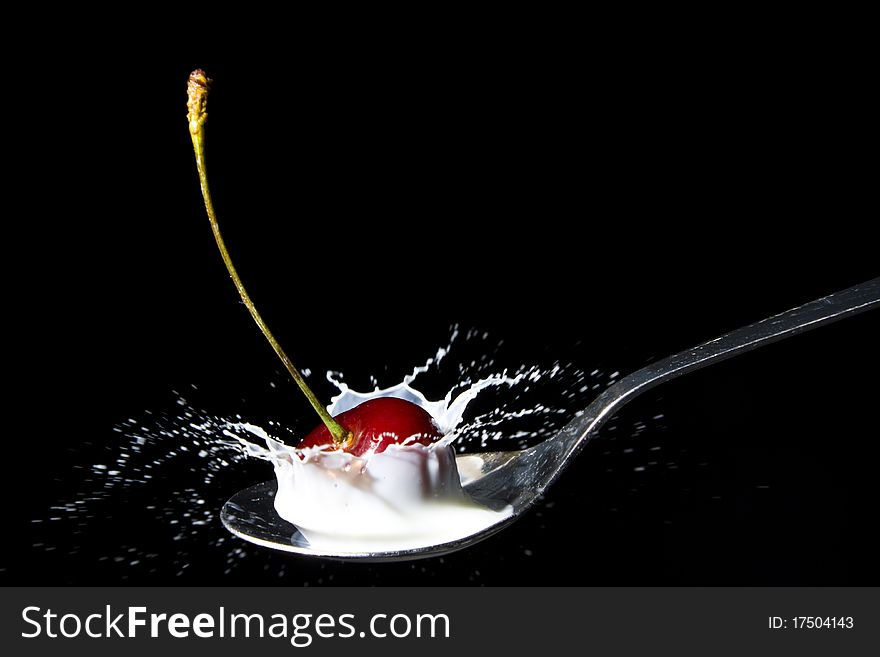 Cherry Milk Splash