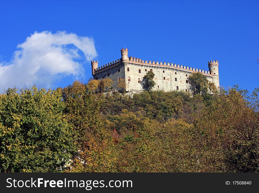 Montalto Dora castle, ancient building in Italy