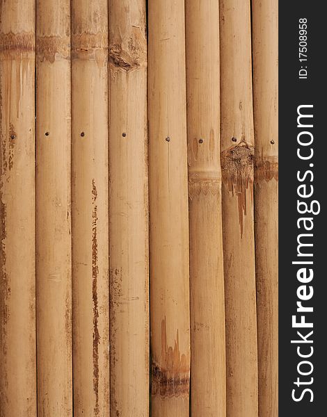 Details of Old bamboo texture