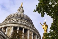 St Paul`s Cathedral, London Stock Images