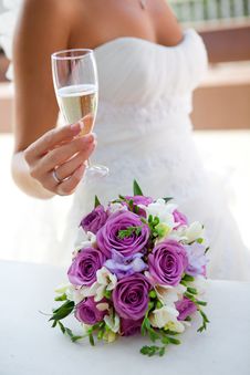 Glass Of Champagne Royalty Free Stock Photos Glass Of Champagne Royalty Free Stock Photos