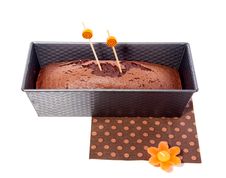 Home Baked Chocolate Cake Stock Images Home Baked Chocolate Cake Stock Images