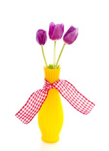 Purple Tulips Stock Images