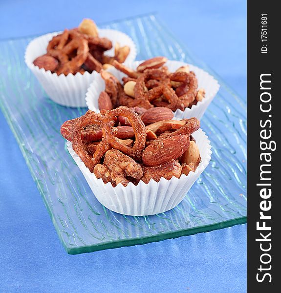 Sweet and salty nuts for your next gathering of friends and relatives. Sweet and salty nuts for your next gathering of friends and relatives