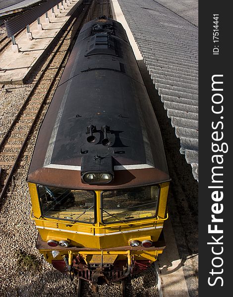 Train moor at railway station