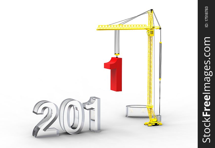 Construct a new year 2011. Construct a new year 2011