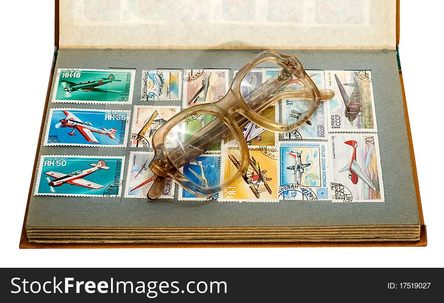 Stamps Album Glasses