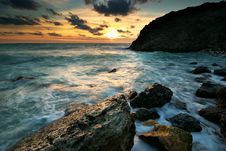 Beautiful Seascape Royalty Free Stock Photography Beautiful Seascape Royalty Free Stock Photography