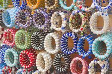 Colorful Bangles At A Market Stall Royalty Free Stock Photos Colorful Bangles At A Market Stall Royalty Free Stock Photos