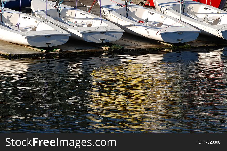 Colorful Kayaks on the beach