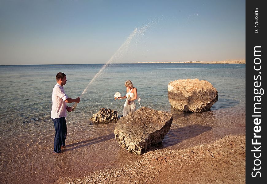 Couple on the seaside