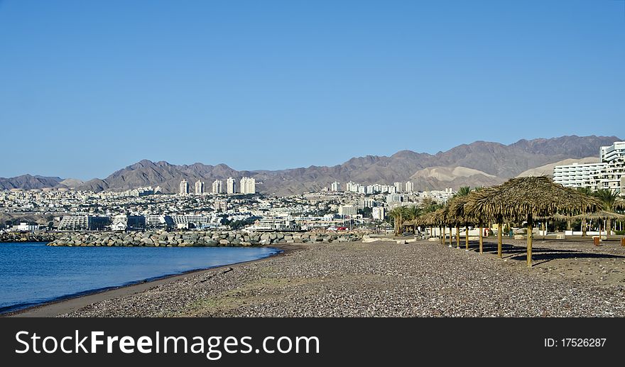 View On Resort Hotels In Eilat City, Israel