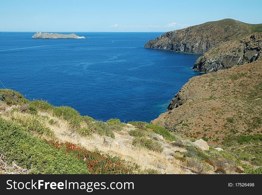 Island Near Corsica, Sea View
