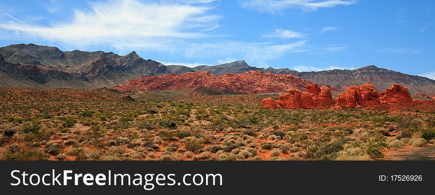 Seven Sisters rock formation in Valley of Fire State Park, Nevada. Seven Sisters rock formation in Valley of Fire State Park, Nevada.