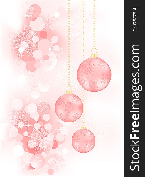 Abstract Christmas background, illustration