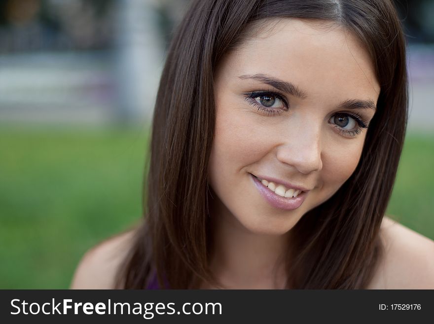 Young Woman Smiling