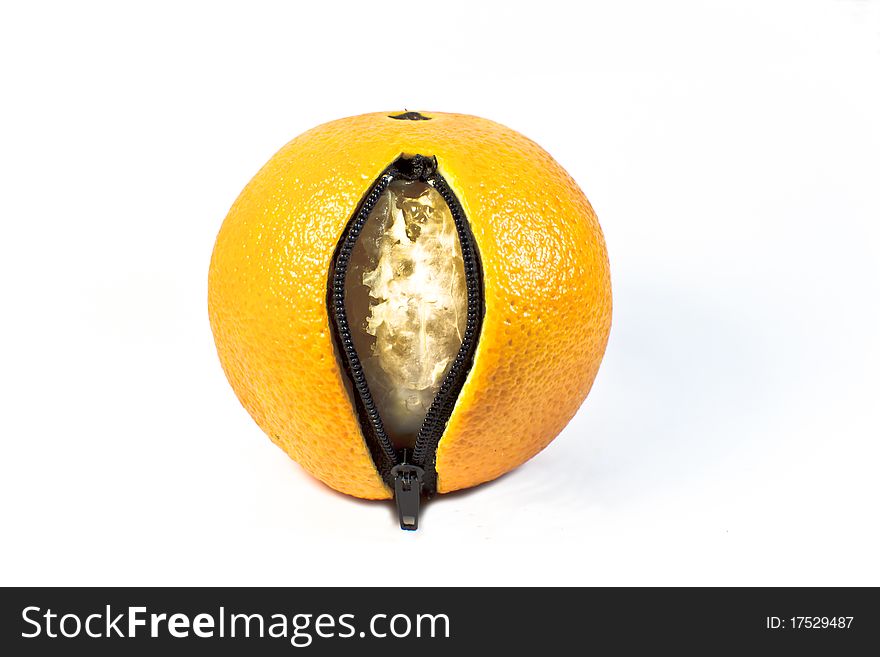 Orange With A Fastener Lightning
