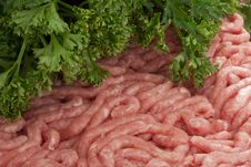 Chopped Meat Royalty Free Stock Image
