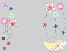 Abstract Flower Illustration Flower Spring Blue Royalty Free Stock Photography Abstract Flower Illustration Flower Spring Blue Royalty Free Stock Photography