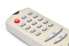 Remote Control On Isolated White Background Royalty Free Stock Image Remote Control On Isolated White Background Royalty Free Stock Image