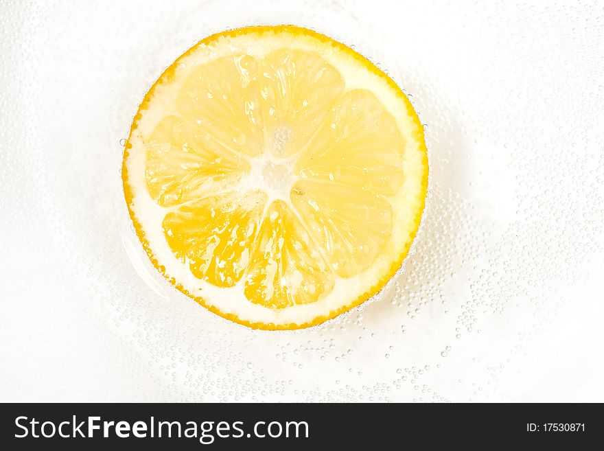 Lemon in the water