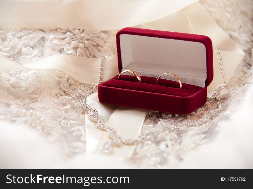 Two Wedding Rings In A Box