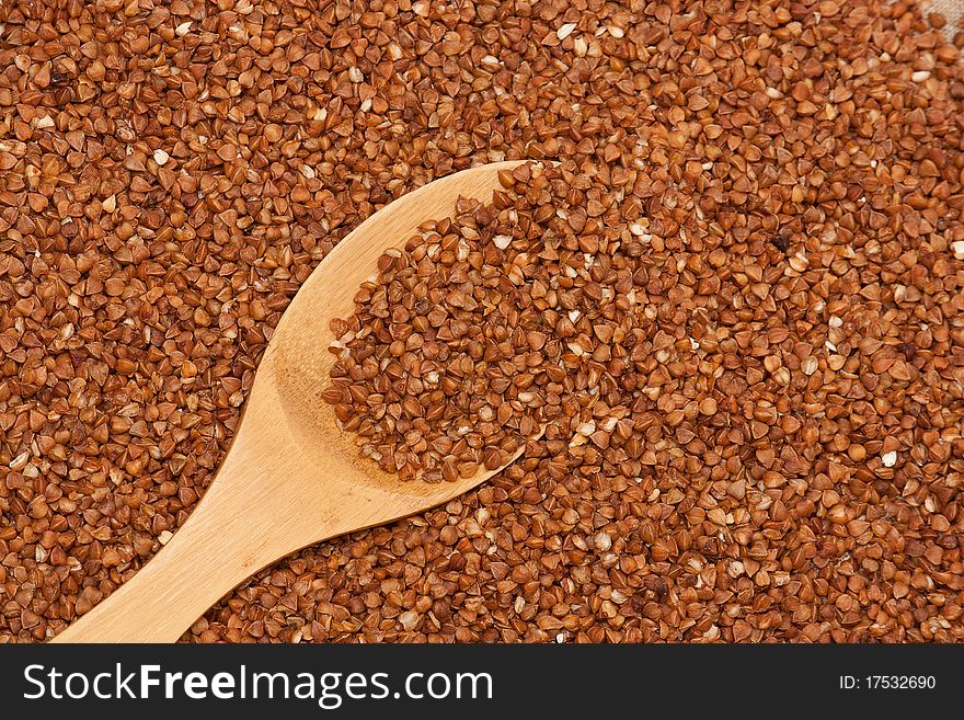 Buckwheat texture or background or pattern