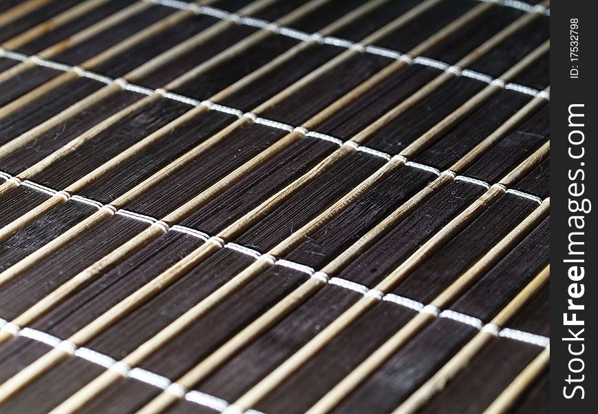 Texture of bamboo in close-up