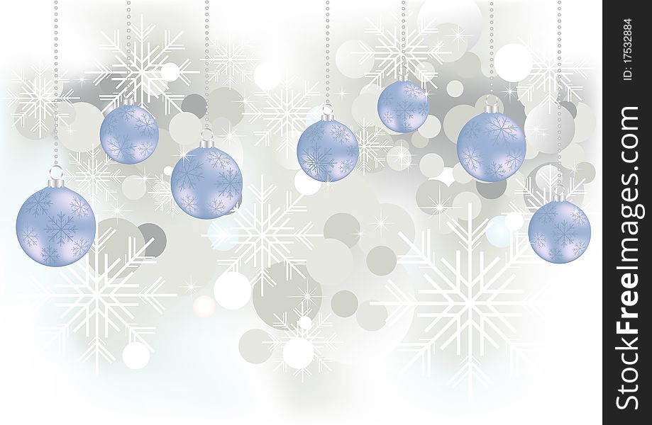 Abstract Christmas background, illustration