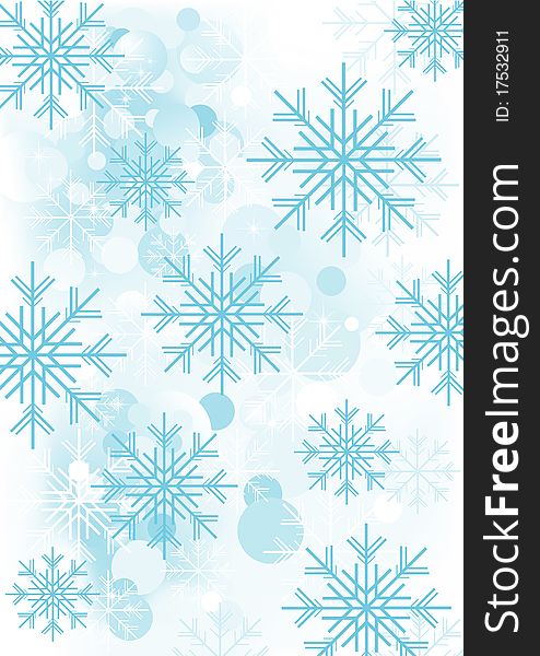 Abstract Christmas background, illustration