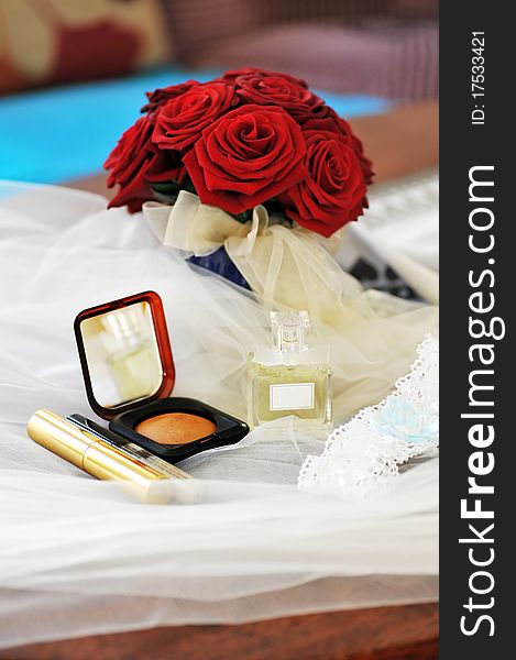 Cosmetics and wedding rings
