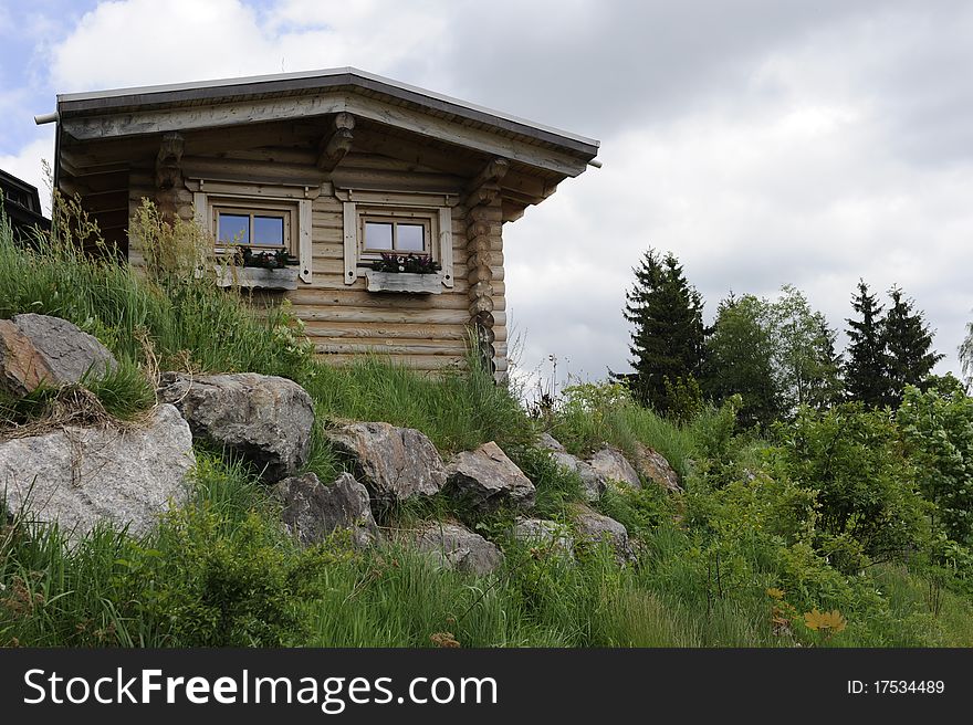 Little house at the banks of the titisee in germany. Little house at the banks of the titisee in germany