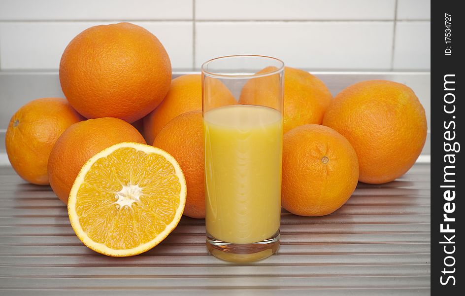 Oranges With Juice