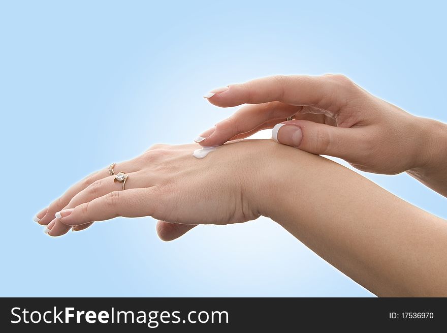 Woman S Hand Isolated