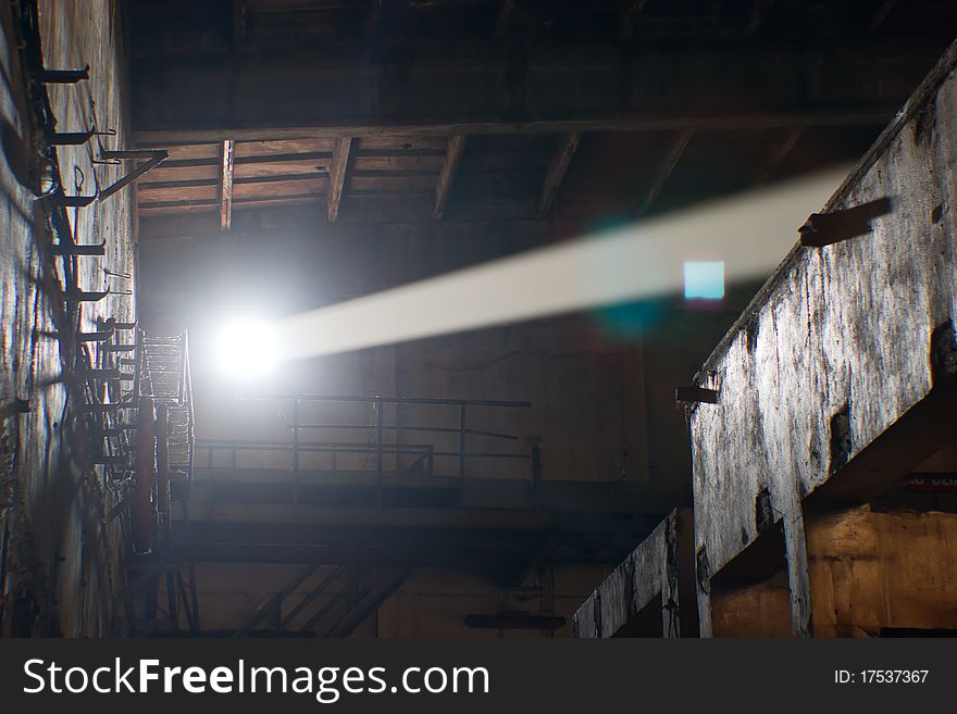 Ruins of a very heavily polluted industrial factory, the place was known as one of the most polluted towns in Europe.