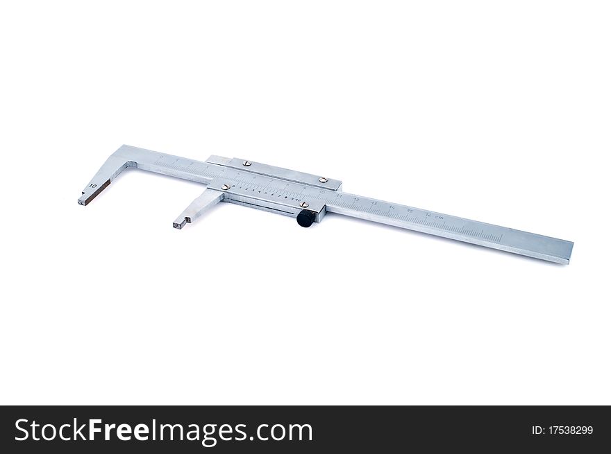Single isolated caliper against the white background