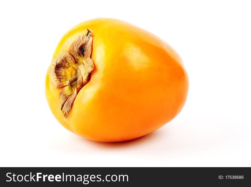 Persimmon isolated on white background