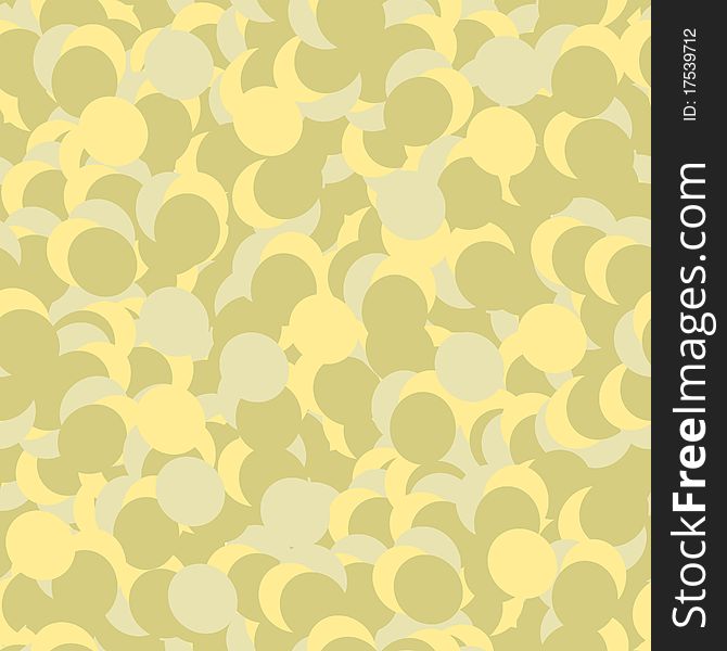 Seamless abstract floral texture in green and yellow shades