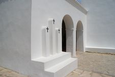 Way Of The Cross In Church Ibiza Stock Photos Way Of The Cross In Church Ibiza Stock Photos