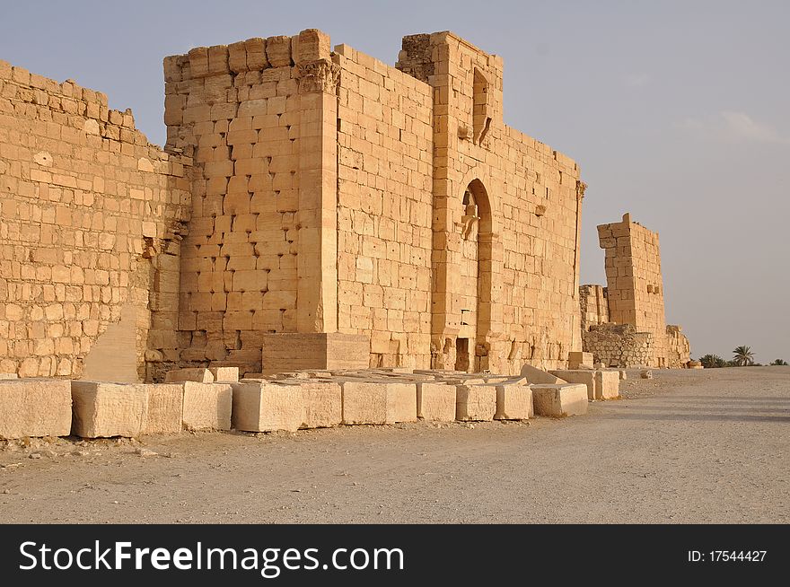 City of Palmyra-Temple of Bel. City of Palmyra-Temple of Bel