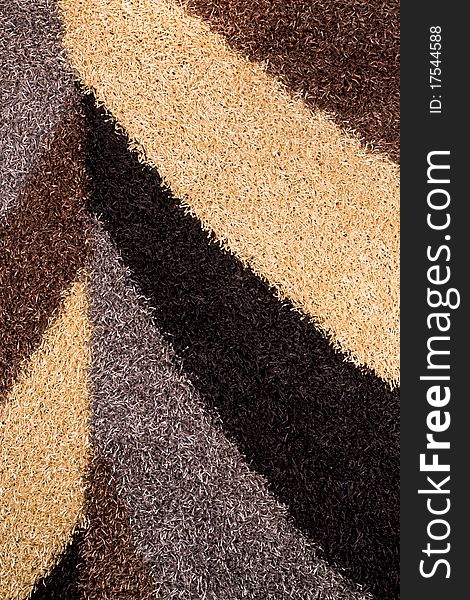 Abstract Shapes Wool Carpet Texture