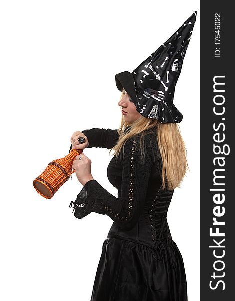 A Witch With A Bottle