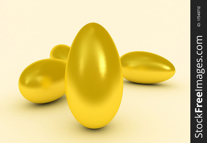 Golden Easter Egg