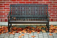 Modern Bench Royalty Free Stock Photography Modern Bench Royalty Free Stock Photography