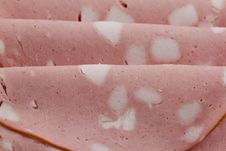 Salami / Mortadella Royalty Free Stock Photography Salami / Mortadella Royalty Free Stock Photography