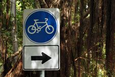 Bicycle Sign Stock Photos Bicycle Sign Stock Photos