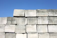 Concrete Blocks Royalty Free Stock Images