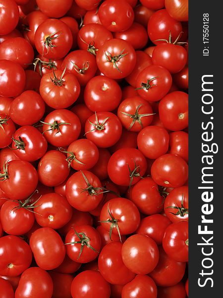 Background with fresh red tomatoes. Background with fresh red tomatoes